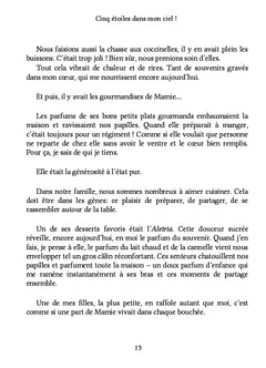 Cinq étoiles dans mon ciel