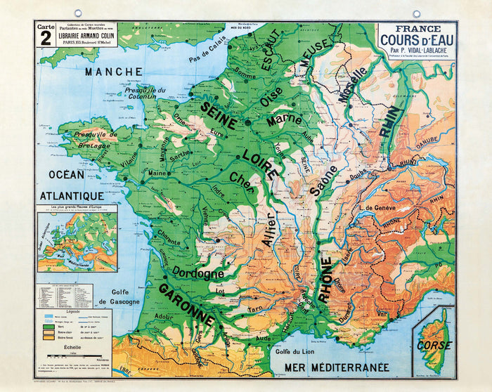 Les cartes murales de notre enfance