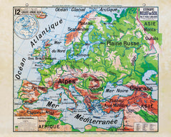 Les cartes murales de notre enfance