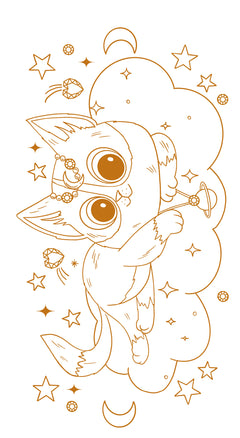 Strass et coloriages chatons