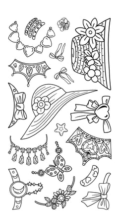 Strass et coloriages chatons