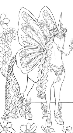 Strass et coloriages Licornes