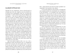 La clé du changement : l'action !
