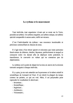 À l'écoute de son rythme