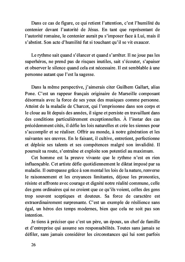 À l'écoute de son rythme