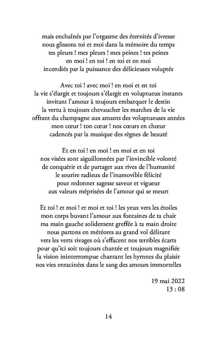 Ton corps est mon paradis