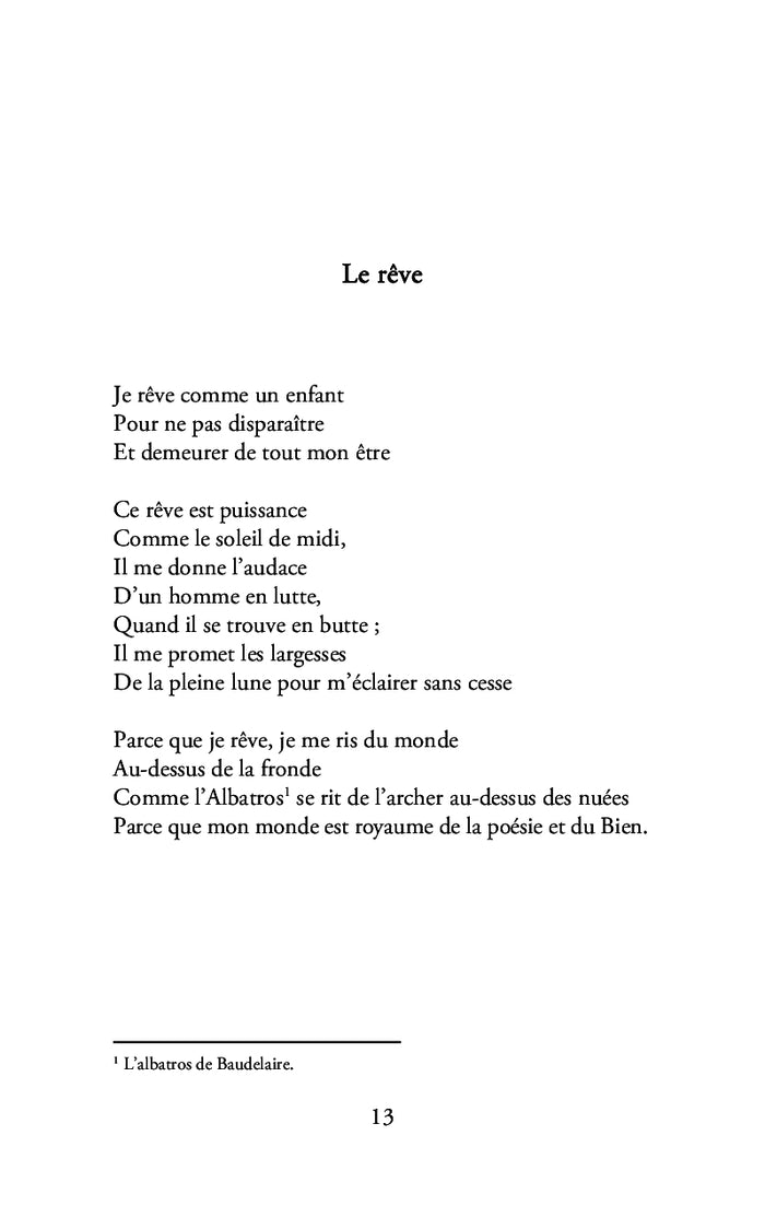 Tout incombe au poète