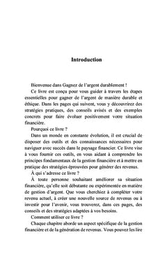 Gagnez de l'argent durablement !