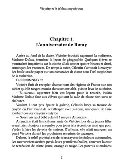 Victoire et le tableau mystérieux