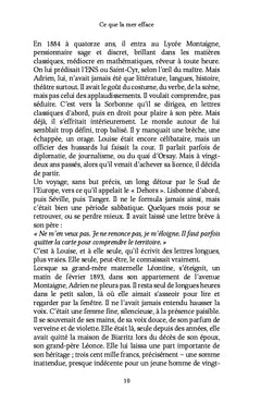 Ce que la mer efface