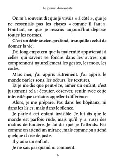 Le Journal d'un autiste