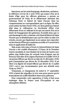 Le Général Louis Albert Pierre Robert de Saint-Vincent... et l'insubordination
