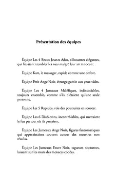 L'énigme des équipes