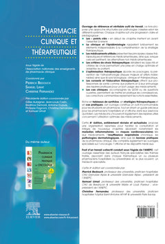 Pharmacie clinique et thérapeutique