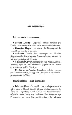 La petite affaire des poisons