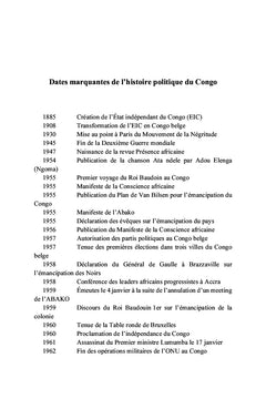 La parole politique dans la chanson congolaise moderne