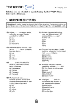 Entraînement au nouveau test TOEIC 4-skills