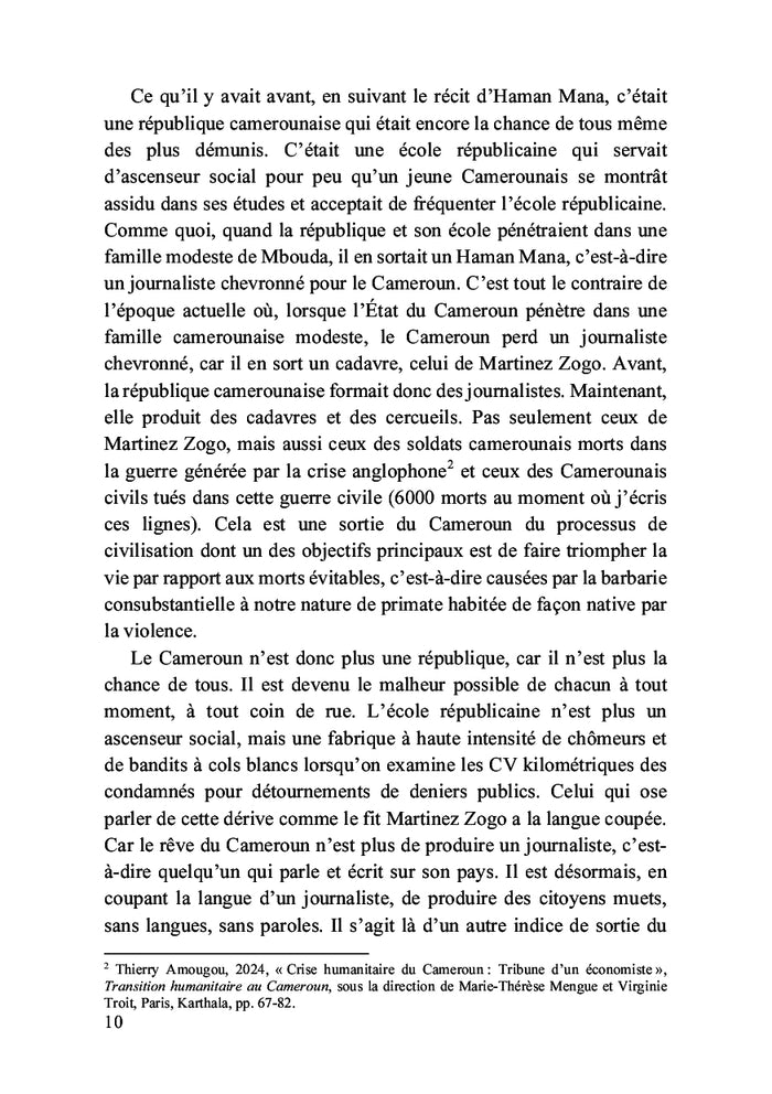 Le risque-candidat en politique africaine