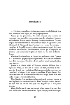 Il était une fois Giova - Quelque chose comme un chant égaré