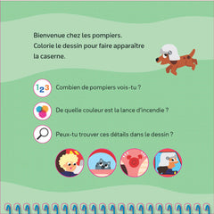 Mes dessins magiques - Les pompiers