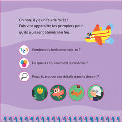 Mes dessins magiques - Les pompiers