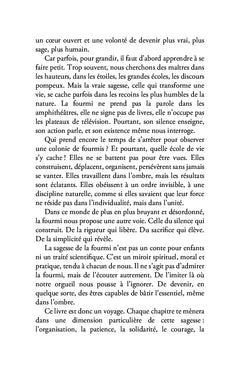 La sagesse de la fourmi