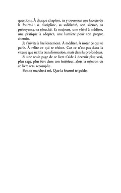 La sagesse de la fourmi