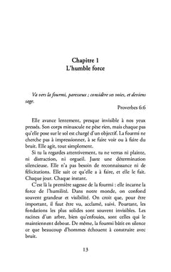 La sagesse de la fourmi