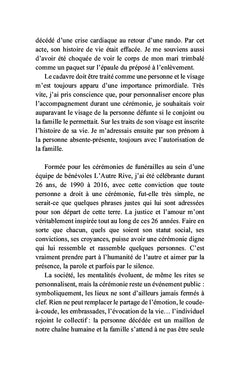 Accompagner l'adieu
