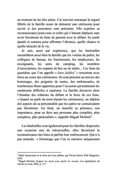 Accompagner l'adieu