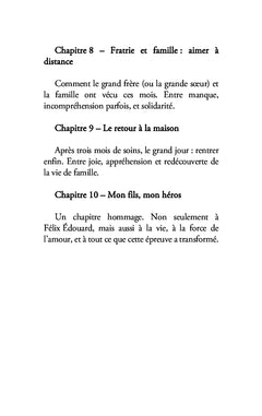À Félix Édouard, mon fils, mon héros