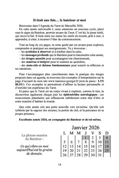 Agenda du Tarot 2026