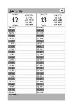 Agenda du Tarot 2026