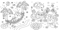 Coloriages mes petits amis - Si bien au soleil !