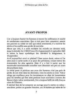 50 Histoires qui valent de l'or