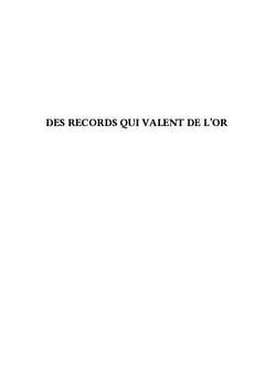 50 Histoires qui valent de l'or