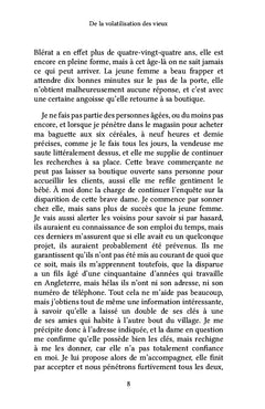De la volatilisation des vieux