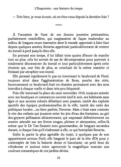 L'Empreinte : une histoire du temps