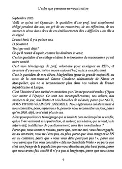 L'aube que personne ne voyait naître
