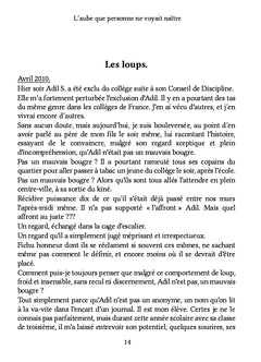 L'aube que personne ne voyait naître
