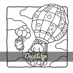 Coco Wyo - Moments cosy entre amis - Coloriages mignons et cocooning - Cosy colo