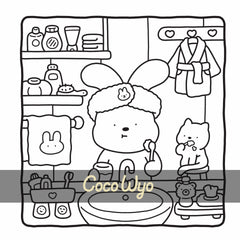 Coco Wyo - Moments cosy entre amis - Coloriages mignons et cocooning - Cosy colo