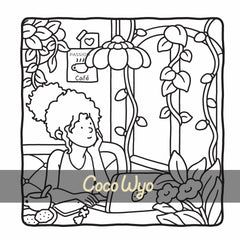 Coco Wyo - Cosy Girly - Coloriages mignons à la maison - Cosy colo
