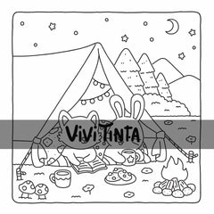 Ma petite pause cosy - Vivi Tinta - Coloriages chaleureux au coin du feu - Cosy colo
