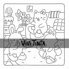 Ma petite pause cosy - Vivi Tinta - Coloriages chaleureux au coin du feu - Cosy colo