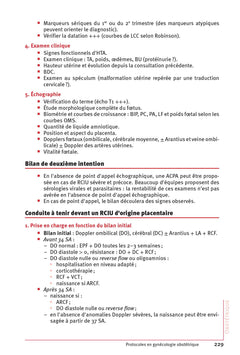 Protocoles en Gynécologie Obstétrique
