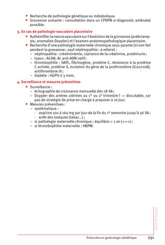 Protocoles en Gynécologie Obstétrique