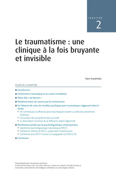 Psychothérapies des traumatismes psychiques