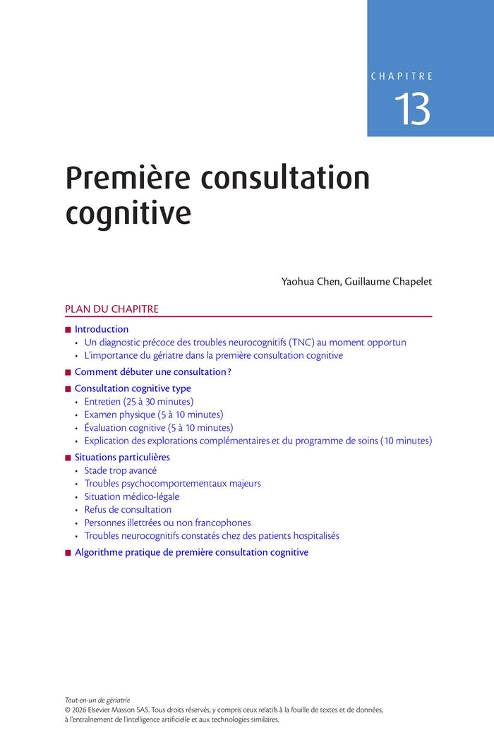 Tout-en-un de gériatrie