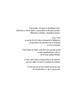 Quand des extrémités se joignent et se confondent